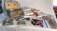 Electric Scissors, Sewing Rulers, Sewing Box