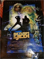 Autographed Return of the Jedi movie Poster