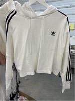 Adidas cropped hoodie, size, medium