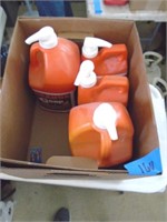 box of hand cleaner  orange goop
