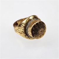 CAPTAIN MIDNIGHT OVALTINE ADJUSTABLE RING