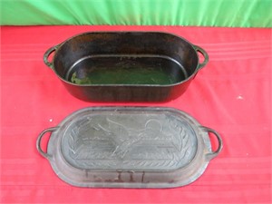 Dutch Oven w/ turn over griddle lid 17 x 5 "