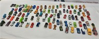 100ct. Hotwheels Matchbox cars and more