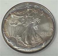 1996 AMERICAN EAGLE SILVER DOLLAR COIN