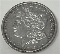 1878 American MORGAN SILVER DOLLAR COIN