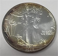 1989 AMERICAN EAGLE SILVER DOLLAR COIN