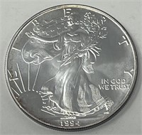 1994 AMERICAN EAGLE SILVER DOLLAR COIN