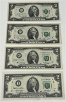 U.S. TWO Dollar Bill Collection