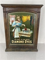 Antique Diamond Dyes General Store Cabinet