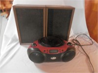 Sm redf Am/Fm radio-CD player with