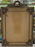 Enameled And Brass Filigree Picture Frame