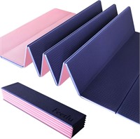 Feetlu Yoga Mat 1/4x 24x 72 - 6mm Blue
