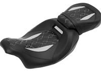 2-up Motorcycle Seat Two Piece Rider Driver