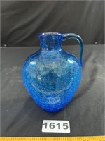 Crackle Glass Vase/Pitcher