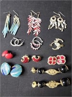 Vintage Earrings Costume Jewelry