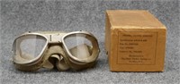 WWII AN 6530 Flying Goggles In Original Box