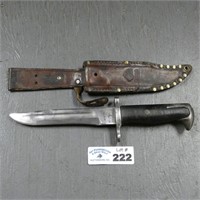 Early Kutmaster Bayonet / Fighting Knife & Sheath