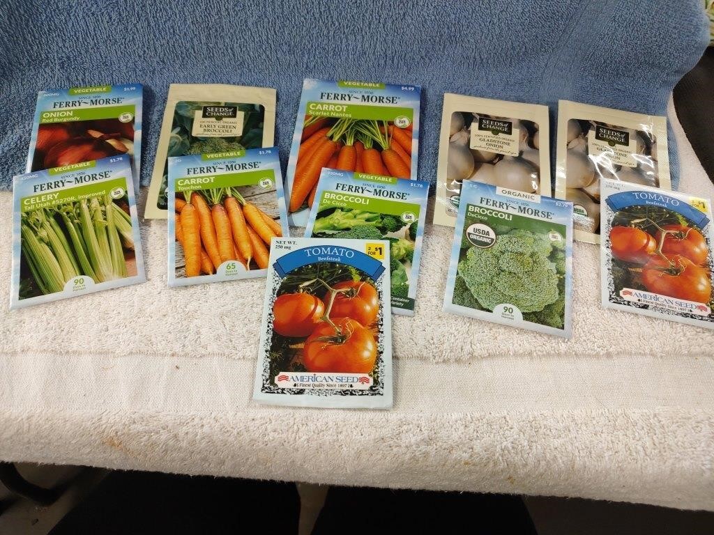 11 New Packs of Seeds