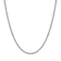 14K WHITE GOLD 12.00CT DIAMOND NECKLACE