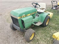 John Deere 212 Lawn Mower w/ 40" Tiller