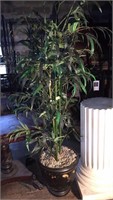 Artificial bamboo plant, 80" tall