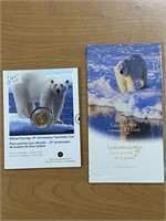 2- 1996 Cdn Polar Bear Coins
