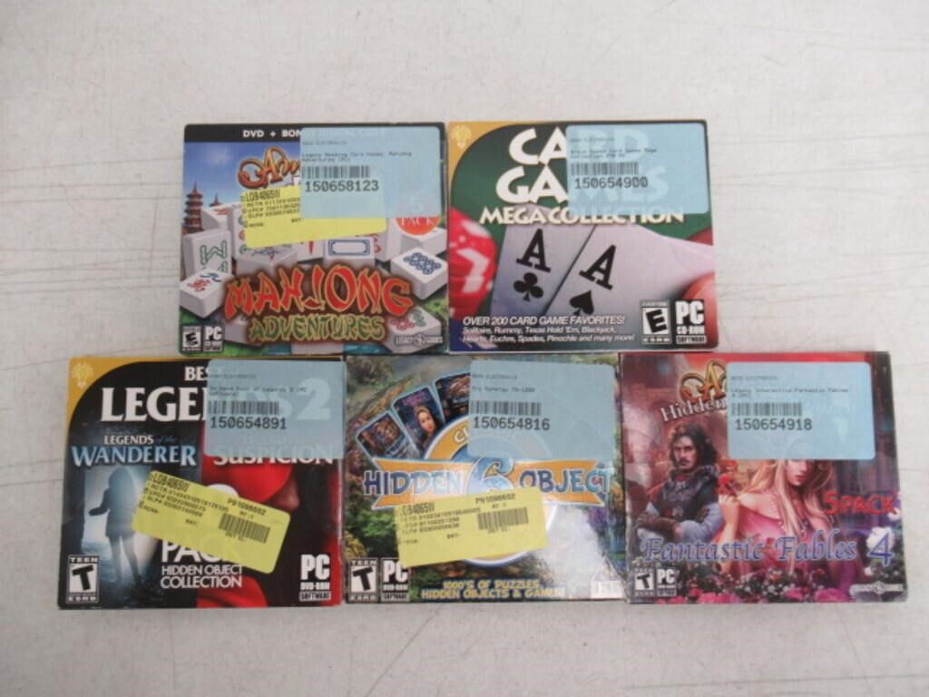 Lot of 5 Assorted PC Games