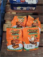 4- bags reeses candy (in date)