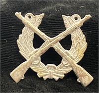 WWII USMC Expert Rifleman Badge; .925 Silver