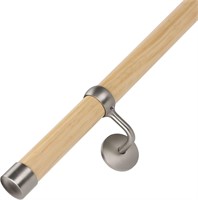 ROTHLEY Pipe Handrails 3.3FT Pine 1.6 Round