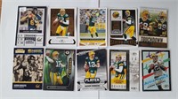 Lot of 10 Aaron Rodgers Cards