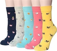 5 Pairs Womens Funny socks