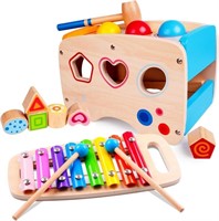 Wooden Shape and Noise Baby Toy, $80