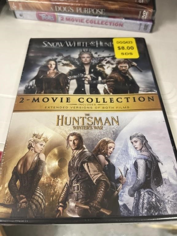 Snow White and the huntsman DVDs