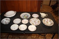 Vintage bowls and plates