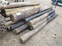 13 - 6'+ Used Creosote Posts