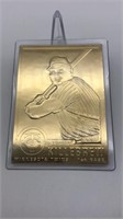 Harmon Killebrew 22kt Gold Baseball Card Danbury