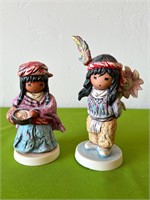 Two LE Numbered Signed Goebel & DeGrazia Figurines