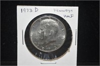 1973 D  Kennedy Half Dollar
