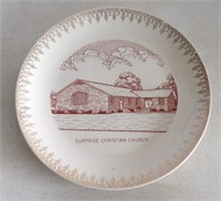 Acme Indiana Surprise Christian Church Plate