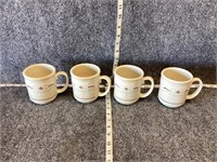 Longaberger Mugs Set of 4