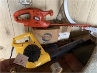 Blower and Hedge Trimmer