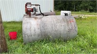 500 Gal Gas Fuel Tank w/ Fill-Rite Pump & Meter