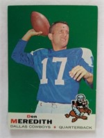 1969 Topps Don Meredith Cowboys Card #75