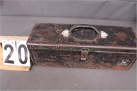 John Deere Metal Tool Box No Tool Tray