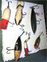 (6) Vintage Bass Lures
