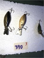 3 Vintage Fish Lures (Creek Kings)