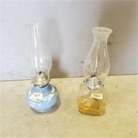 2-14" Oil Lamps