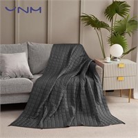 YnM Weighted Blanket - Dark Grey