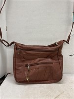 Leather Concealed Carry Purse W/ Key